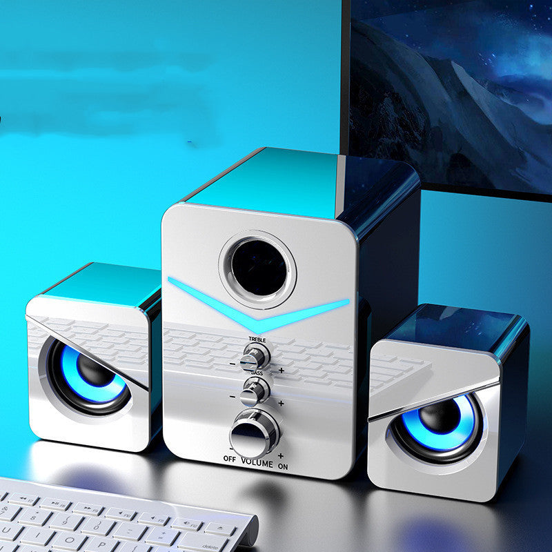 Compact Desktop Bluetooth Sound Bar Speaker for Computer