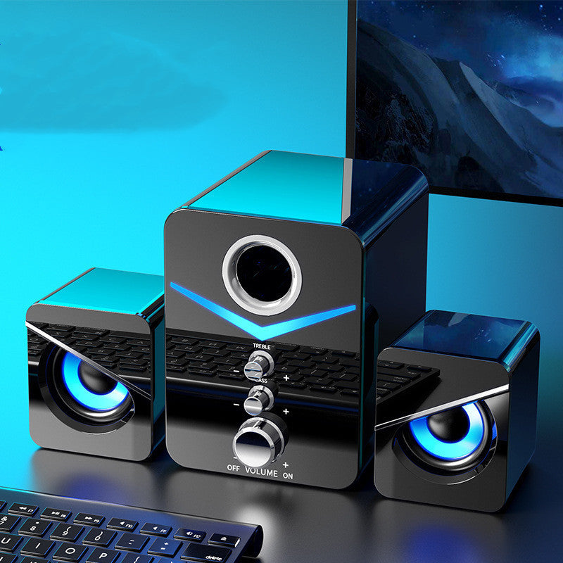 Compact Desktop Bluetooth Sound Bar Speaker for Computer