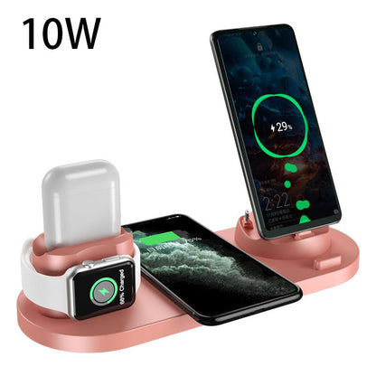 6-in-1 Wireless Charging Dock for iPhone, Phone, Watch, Fast Charging Pad