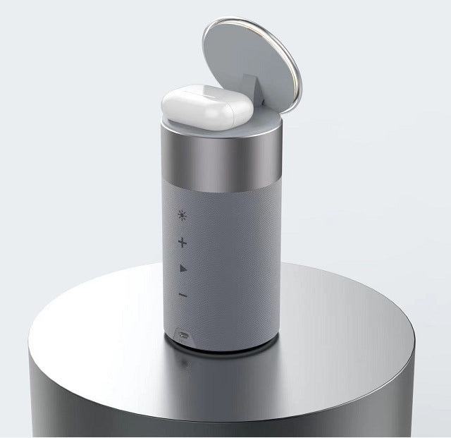 3-in-1 iPhone & AirPods Wireless Charger, Bluetooth Speaker, Touch Lamp